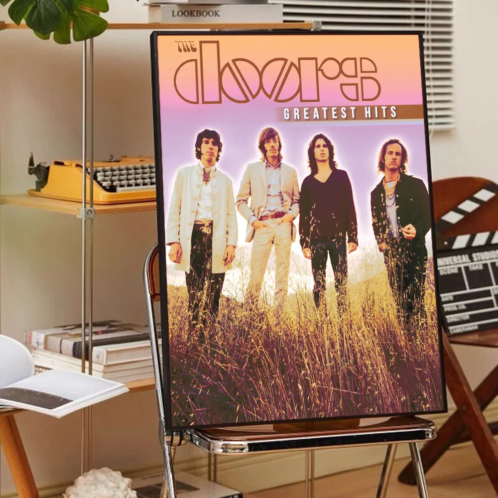 The Doors Jim Morrison Poster Self-adhesive Art Poster Whitepaper Prints Posters Artwork Aesthetic Art Wall Painting