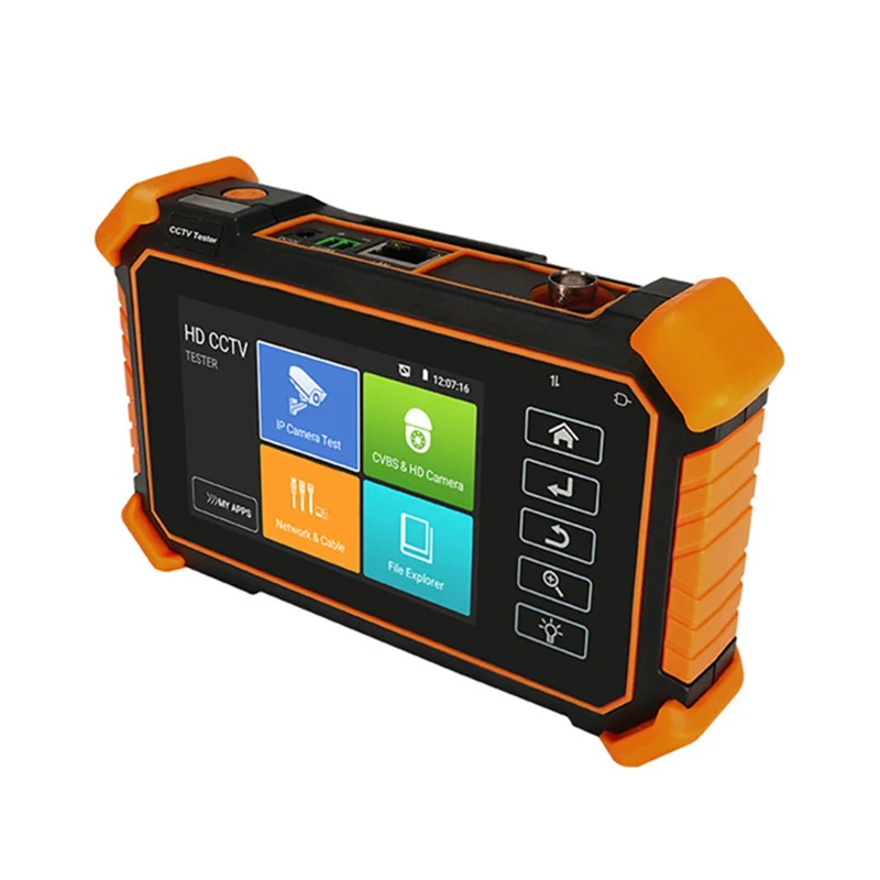 A73E-8K Portable CCTV IP Camera 8MP AHD CVI TVI Analog Tester UTP Cable Tester WIFI Connectivity