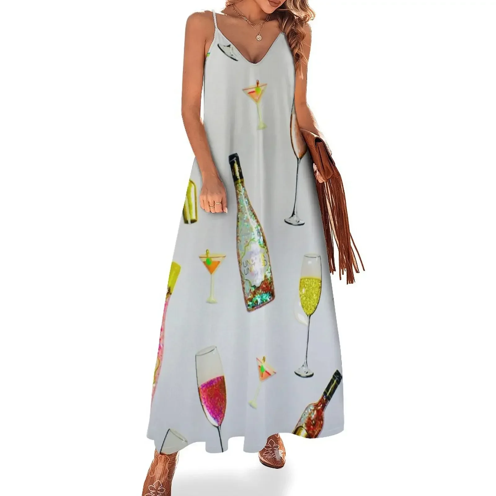 

Have A Cocktail Sleeveless Dress Women's long dress Womens dresses Women's dresses Dress