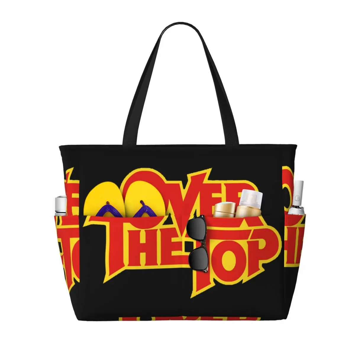 

Summer Days Of Thunder Stallone Over The Top Movie Beach Tote Bag Sport Gym Yoga Duffle Large Women Travel Bag Fitness bag