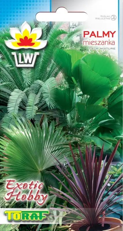 Palmzaden Palmboommix voor huis en tuin, potkweek, exotische planten, het hele jaar door zaaien