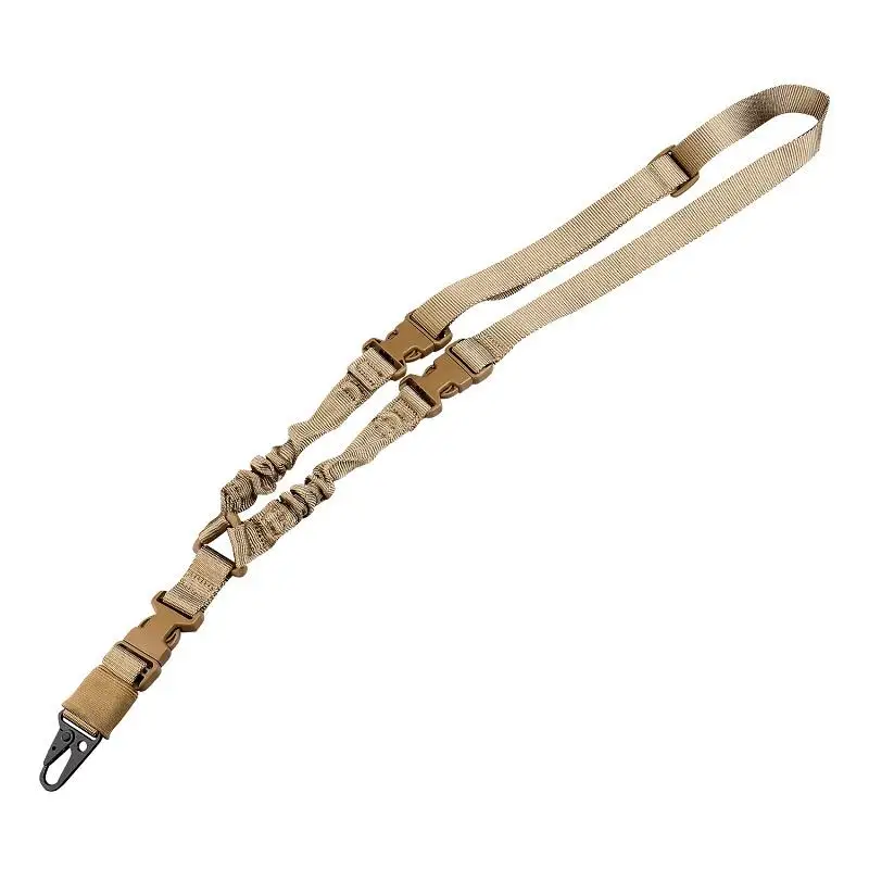 Tactical Gun Single Point Sling Adjustable Bungee Rifle Shoulder strap length for Airsoft Hunting Accessories Military Strap M4