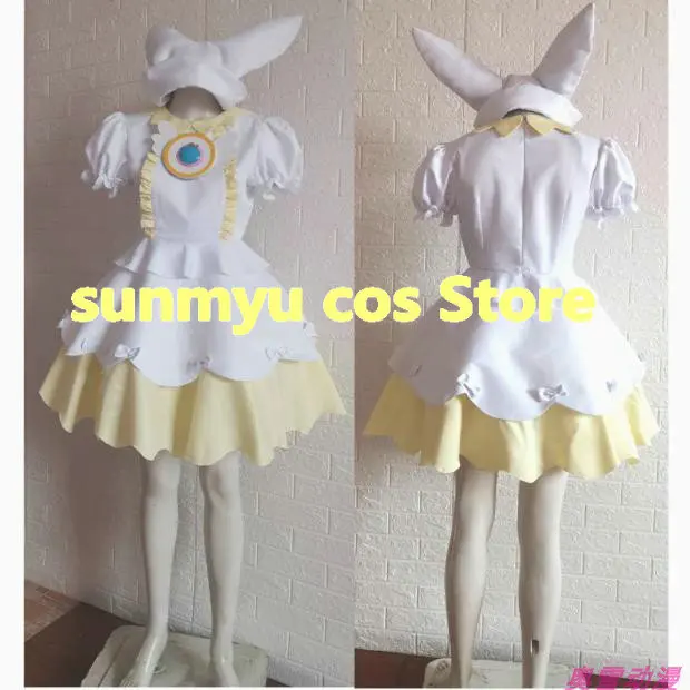 أزياء Ojamajo Doremi Makihatayama Hana التأثيرية مقاس مخصص فستان أبيض سحري من DoReMi #2