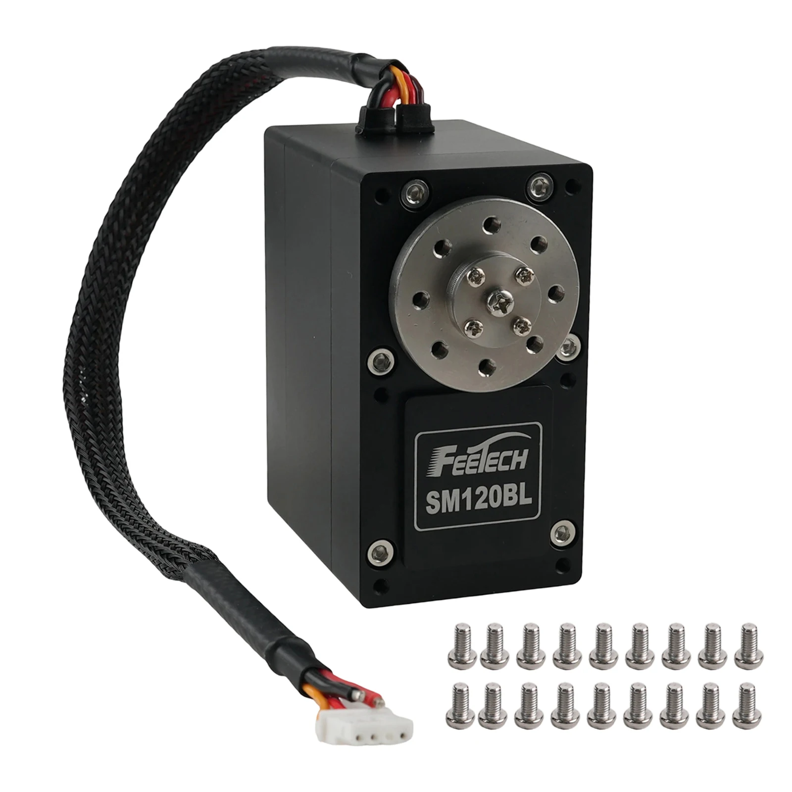 

Feetech SM120BL 24V 120KG Torque RS485 Modbus RTU Serial Bus Servo Real Time Feedback for Robotic Arm Humanoid Robot