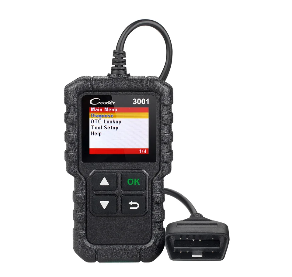 

For X431 Creader 3001 engine Full obd2 code reader diagnostic tool OBDII CR3001 scanner turn off engine free update