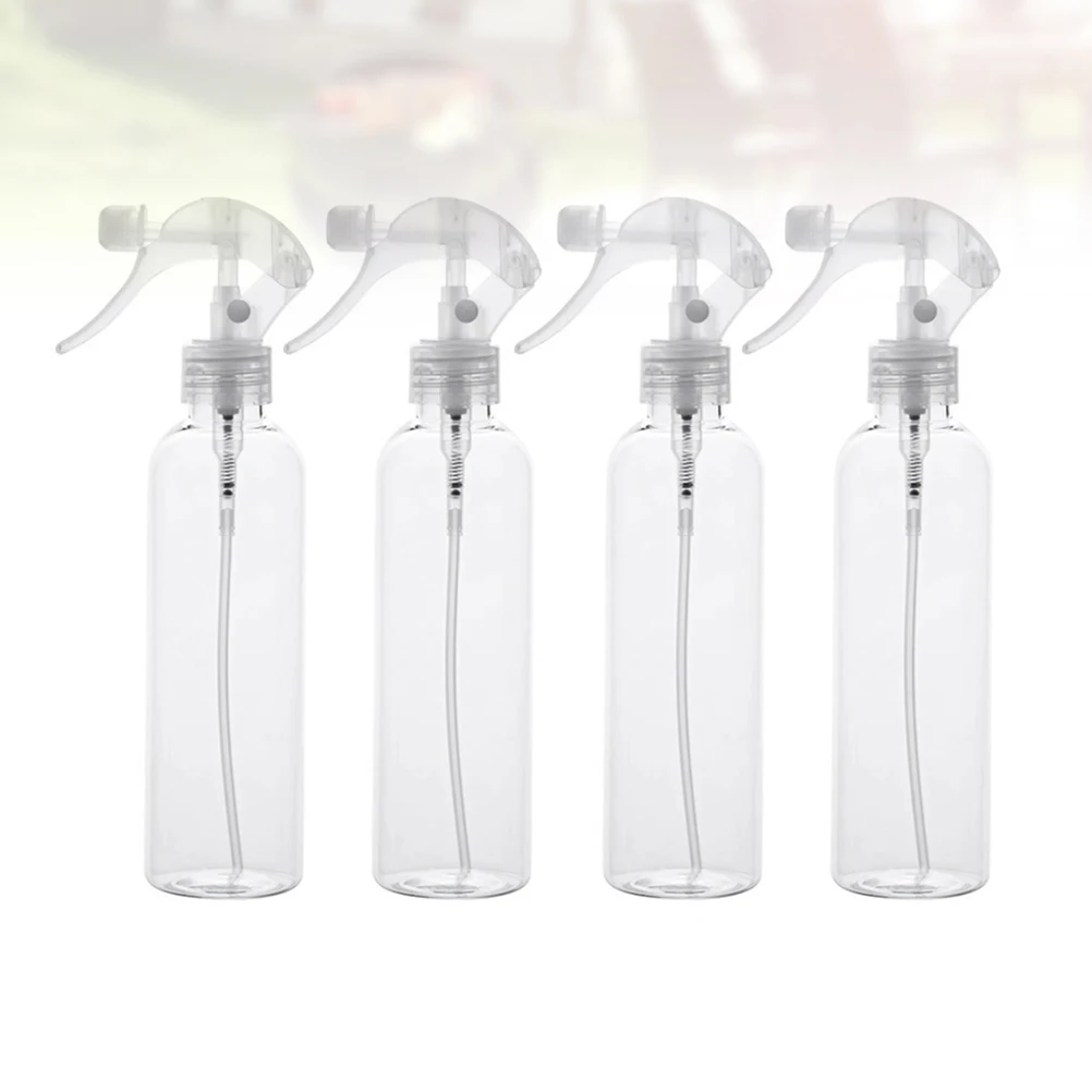 

4 Pcs Spray Bottles Portable Compact Eco Friendly Safe for Plants Car Cleaning Storage Gardening Plastic Bottle