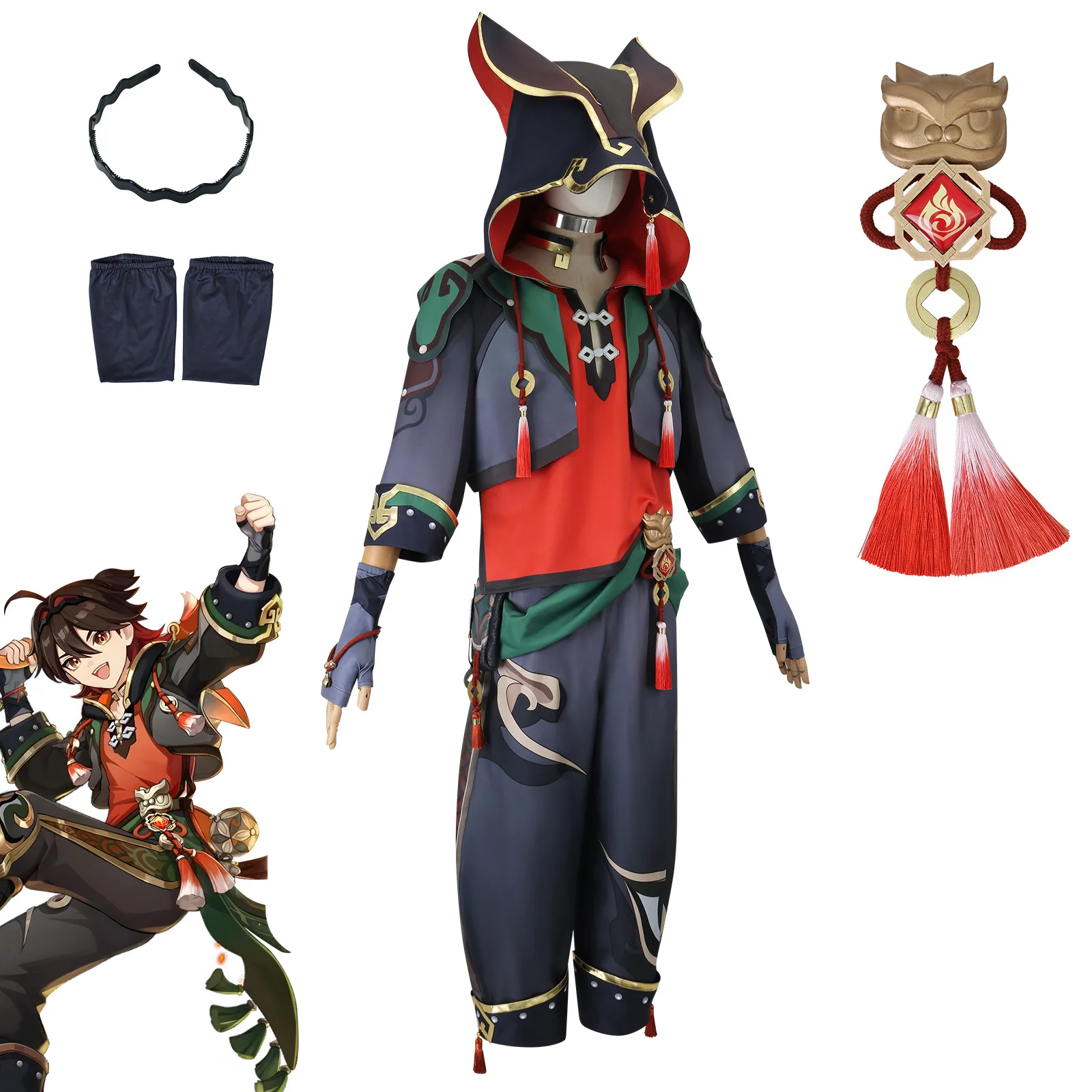 Genshin Impact Gaming cos Anime game Cosplay role-playing Costumes FULL SET