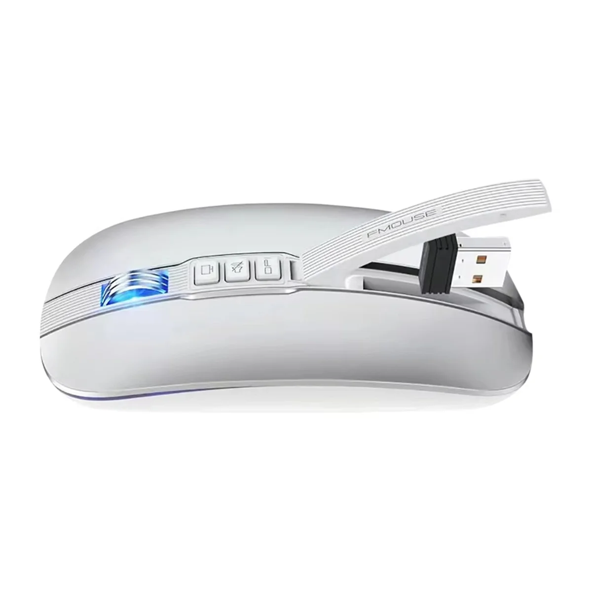 GOB-oWireless Bluetooth マウス 2.4G ワイヤレス オフィス マウス タブレット PC ノートブック デュアル モード USB 充電マウス ラップトップ用