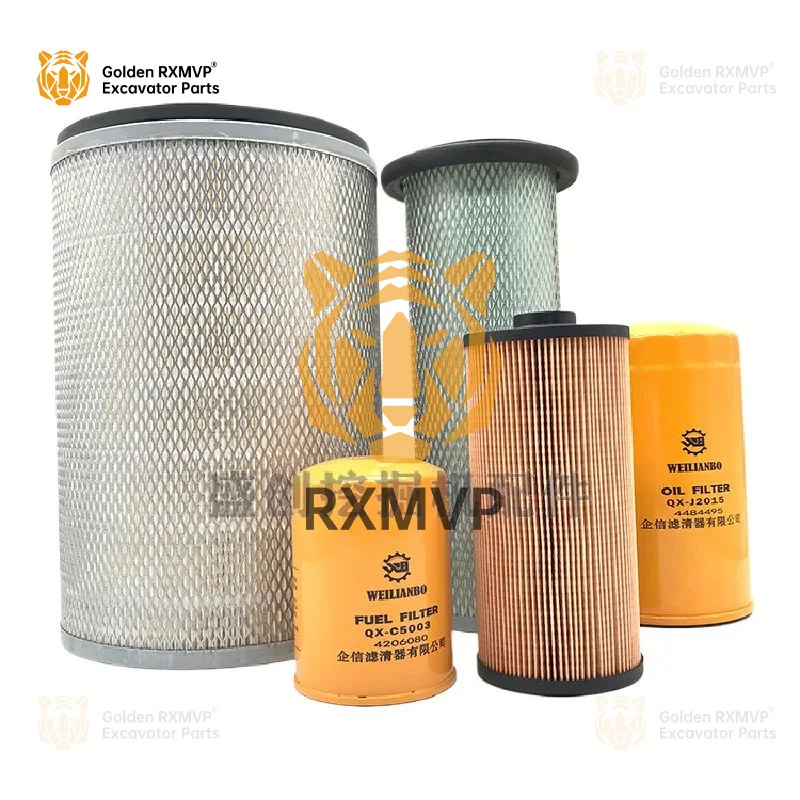 For XGMA Xg821 822 823 825 Isuzu oil filter element diesel grid air oil water paper diesel  accessories Excavator