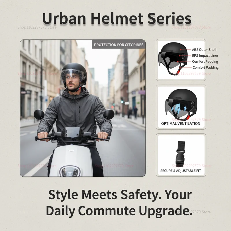 Helm Sepeda Listrik Bersertifi - Motorcycle Gear Urban ulasan dan harga