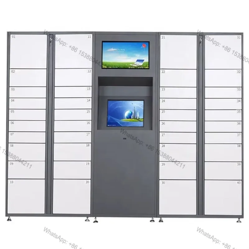 Self Service Smart Metal Laundry Locker Automated Laundry Pickup Delivery Cabinet Durable Storage for Residential Commercial Use
