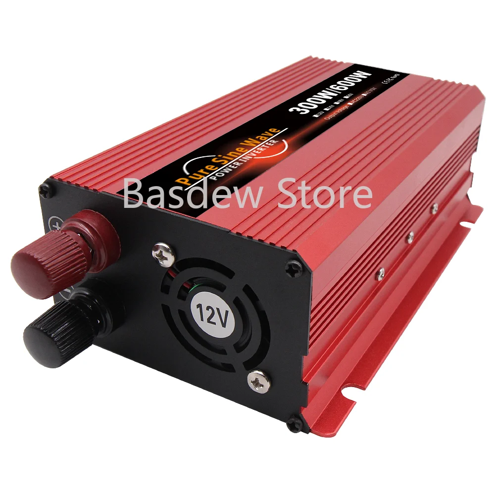 300W vehicle inverter 12V A 220V 600W solar inverter, pure sine wave generator inverter