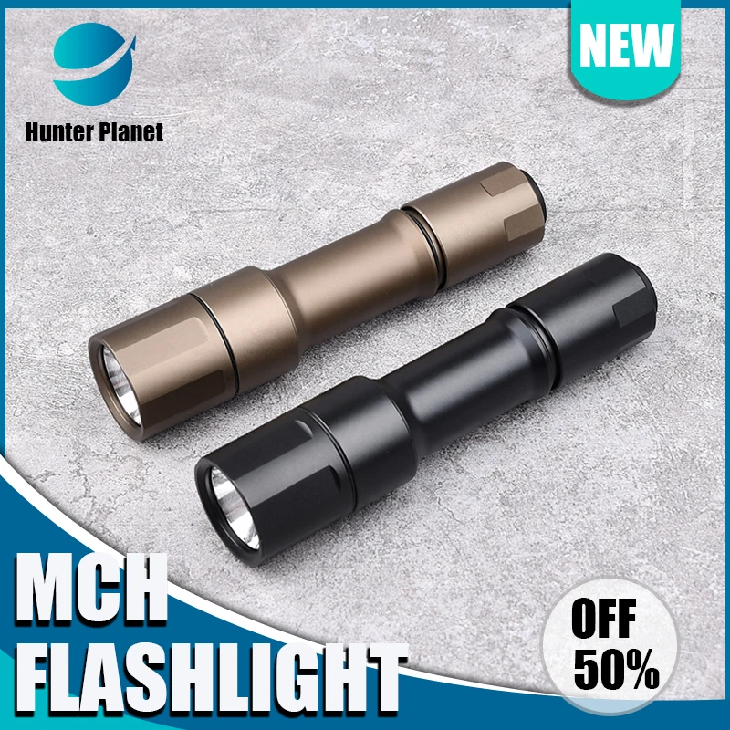 MCH Metal Flashlight Aluminum Cloud defensive Handheld LED Portable Torch 1300lm Hunting Outdoor Weapon Helmet Light