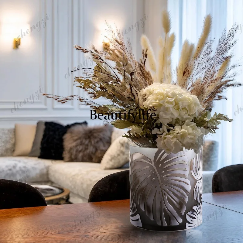 Nordic style art vase, modern home decoration tabletop ornament flower arrangement utensils