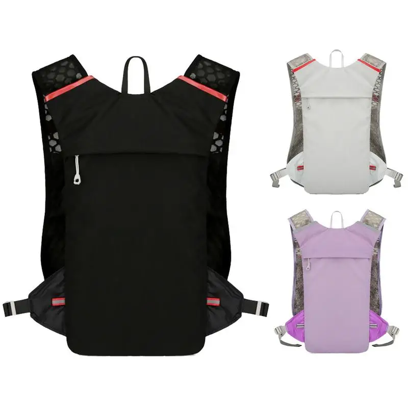 

Рюкзак для гидратации для бега, спортивный рюкзак для гидратации воды, рюкзак для воды с несколькими карманами, велосипедный жилет, нагрудный рюкзак для бега, сумка для гидратации