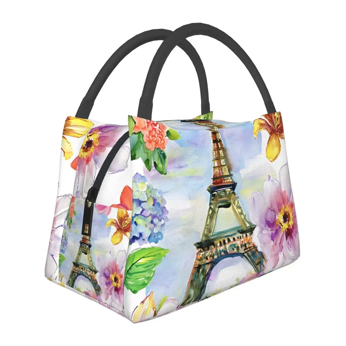 

Изолированная сумка для обеда «Я люблю Париж», герметичный контейнер для обеда с героями мультфильмов, сумка-холодильник, сумка для обеда, сумка для еды для работы, пикника