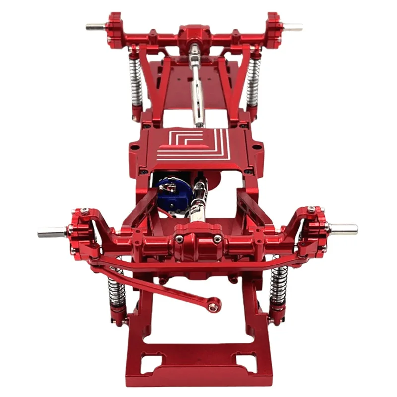 Door Bridge Vehicle Frame with 370 Motor Gearbox for 1/12 Tank300 Mn300