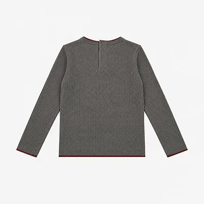 AA AW26 Maison Cherry Collection Kinderbekleidungsset - Jungen-Oberteil, Mädchenkleid, Strickjacke, Baby-Leggings aus Tencel und geripptem Stoff – Detail 23