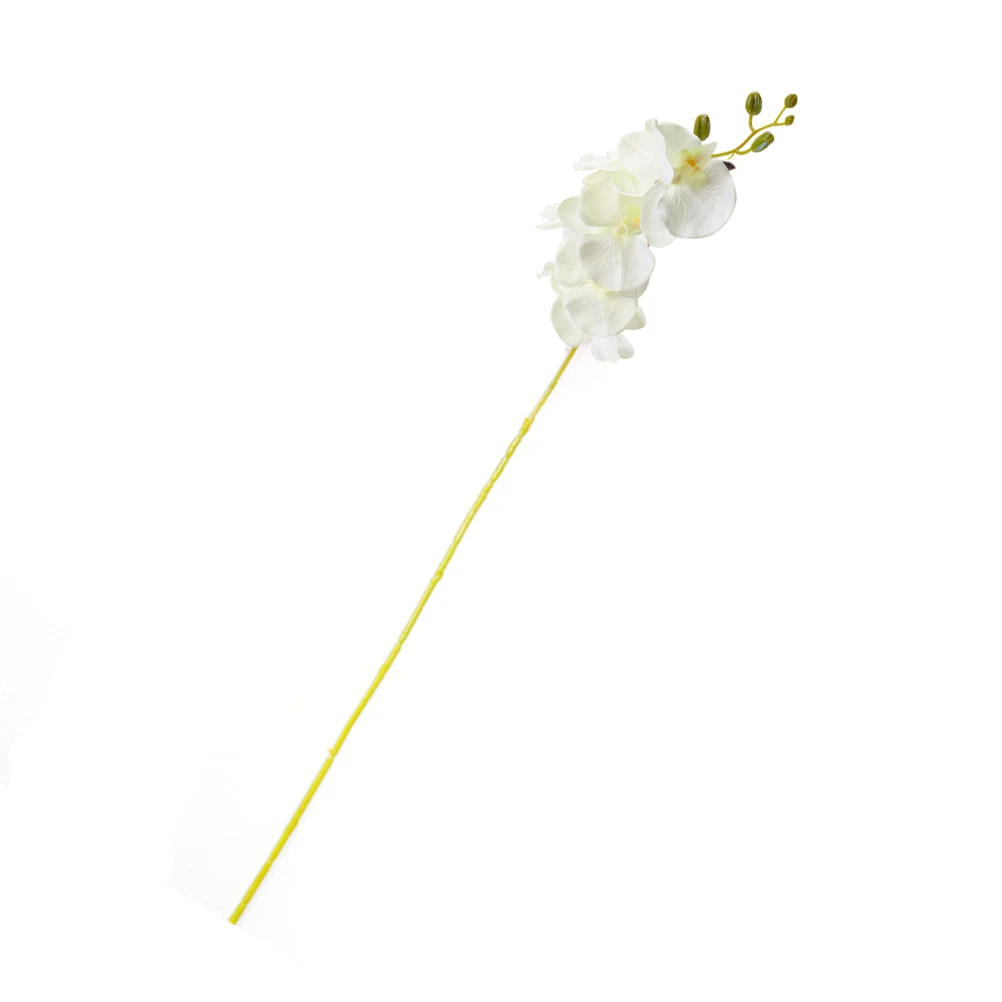 

Small Artificial Flowers White Orchids Realistic Wedding Home Party Decoration Silk Flowers Artificial Bouquet