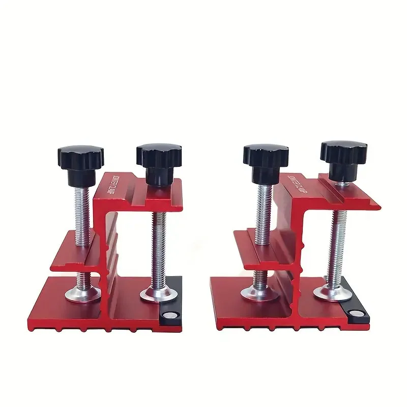 2 pezzi morsetti per la lavorazione del legno morsetto parallelo tipo F lega di alluminio taglio morsetto parallelo strumenti di fissaggio da tavolo