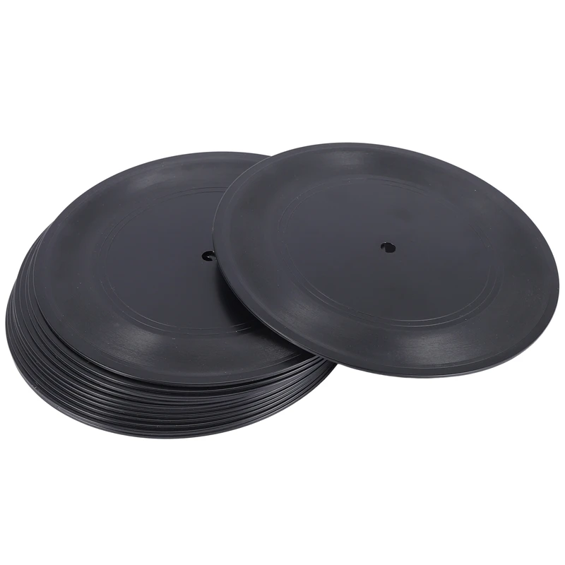 اسطوانة فينيل لديكور الغرف ، سجلات فينيل فارغة ، ديكور أسود ، ديكور مزيف ، 7 في ، 12