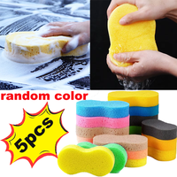 5PCs Creative 8-shaped Honeycomb Large Sponges Multifunctional Car Washing Sponge Block Waxing Tools Auto Cleaning Accessories