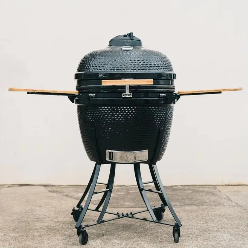 

Black Egg 21-26 Inch 2XL Charcoal Barbecue Big Kamado Grill Outdoor BBQ Ceramic Grill