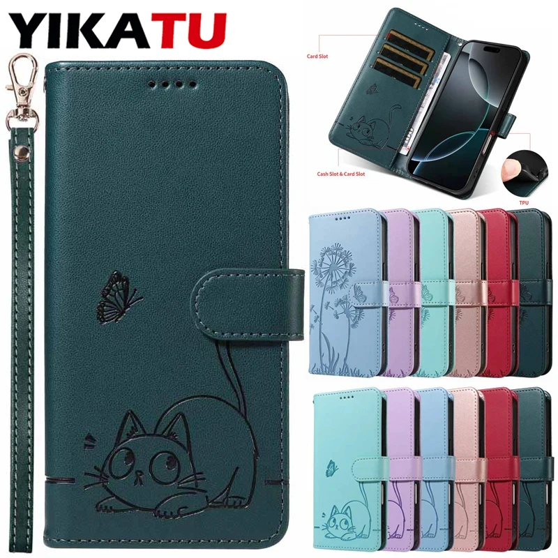 Capa de Couro para Samsung Galaxy A3 A5 A6 A7 A8 A9 J3 J5 J4 Plus J6 J7 Prime On5 On7 2016 2017 2018 com Suporte e Função Carteira