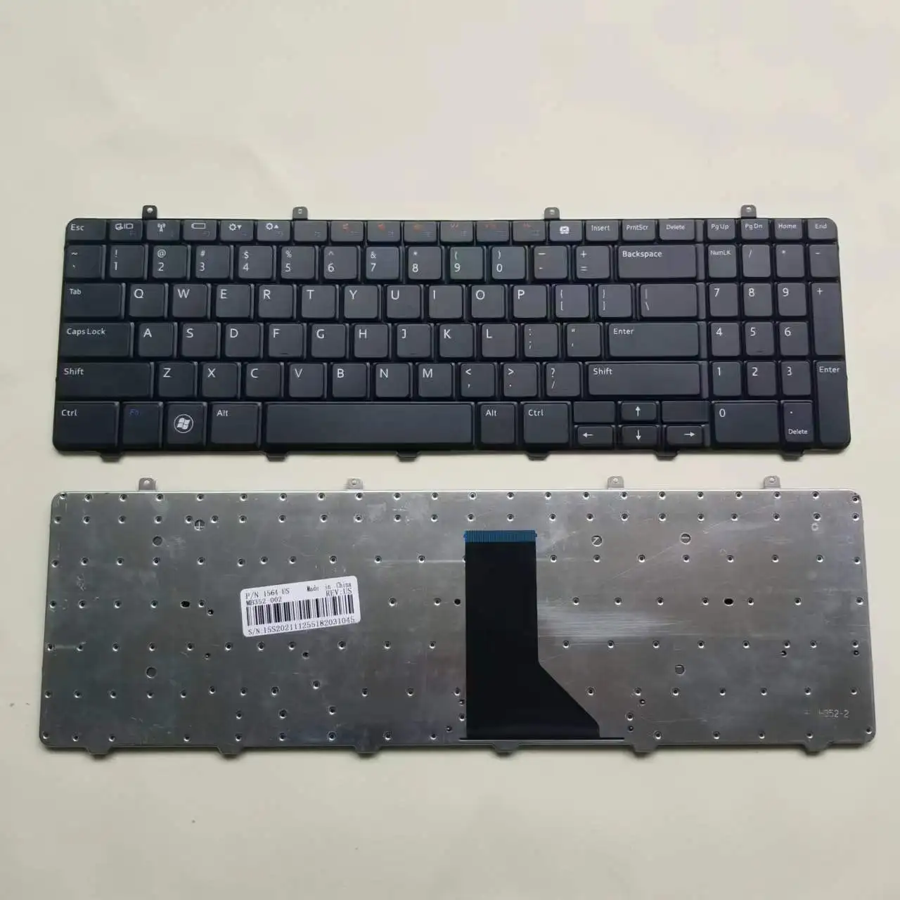 

New US Russian Brazil Keyboard For Dell Inspiron 1564 I1564 1564D P08F Laptop Black English RU BR