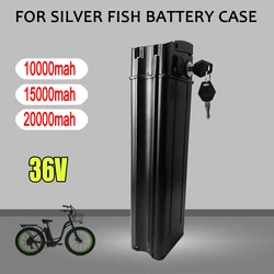 36V 10AH 15AH 20AH Lithium Silver Fish Batterie Akku for 350W 500W 750W 1000W Li-ion Battery Pack