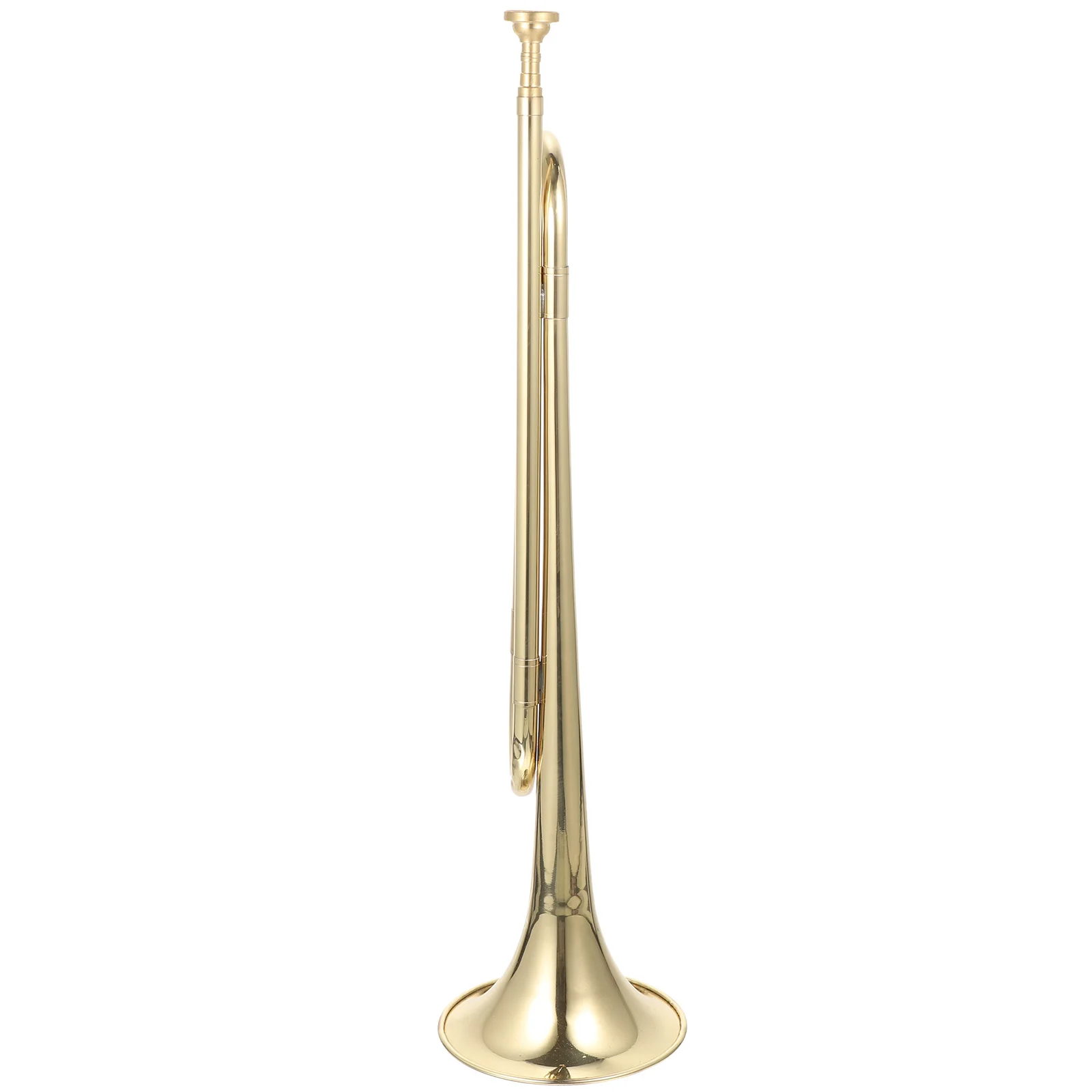 

B Flat Trumpet Musical Instrument Golden Brass Stage Student Kids Learning-Trumpet Gift Decor