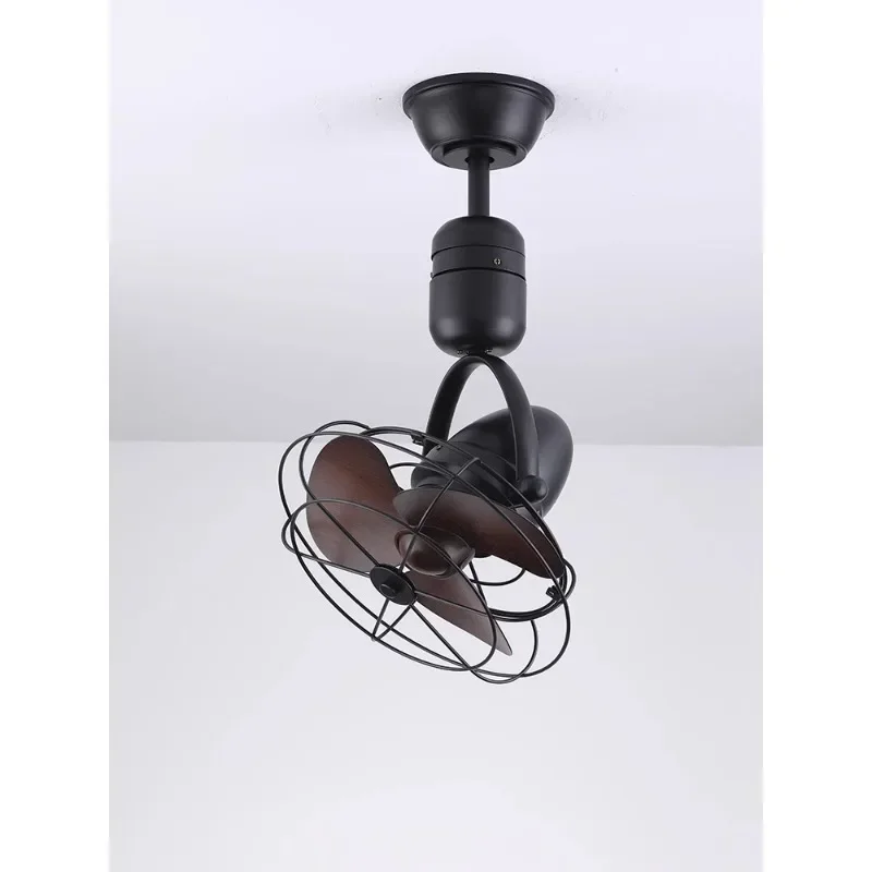 

Shaking head small ceiling fan 1 wall hanging dual-purpose large air volume inverter ceiling fan