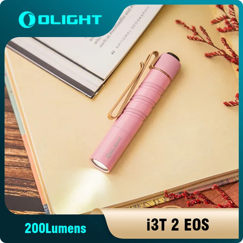 Olight i3T 2 EOS led flashlight 200 lumens Small EDC Flashlight pocket carry