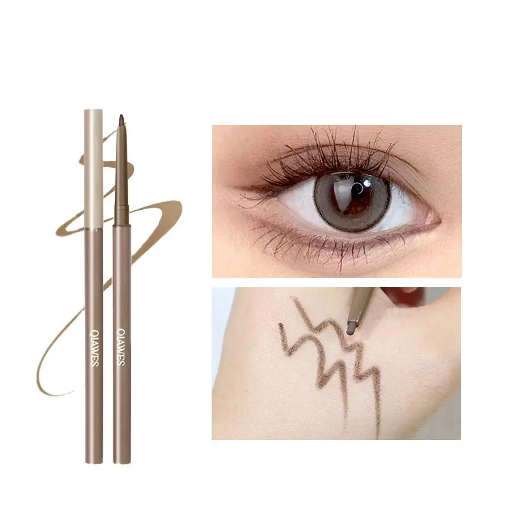 Lying Silkworm Eyeliner Gel Pen 1.5mm Thin Lasting Brown Waterproof Blooming Pencil Black Makeup Liner Eye Pen Not Shadow E Q8o7