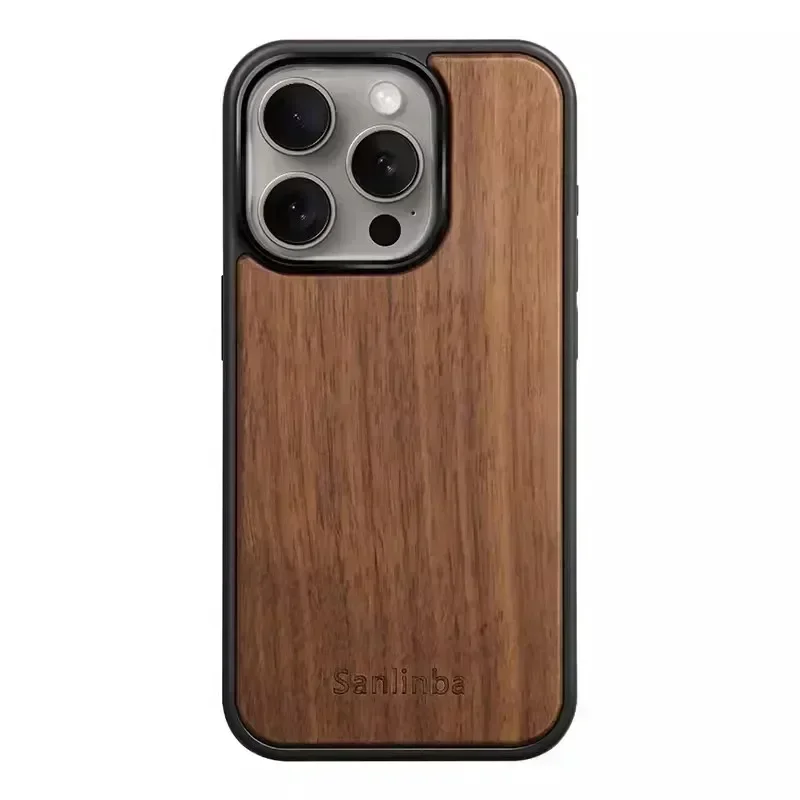 for iPhone 14 15 16 Pro Max Free Personalized Custom Solid Wood Phone Case for iPhone 11 12 13 14 15 Pro Max 16 Wooden Covers