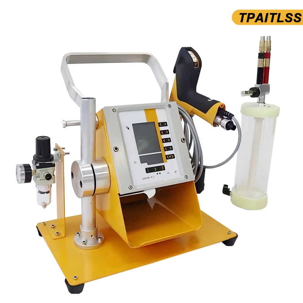 Portable Laboratory Electrostatic Metal Powder Coating  Machine with Spray Powder Coating Gunfor Home Painting