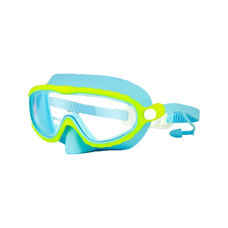 

Профессиональные детские очки для плавания — цельная конструкция защиты носа, противотуманная и водонепроницаемая