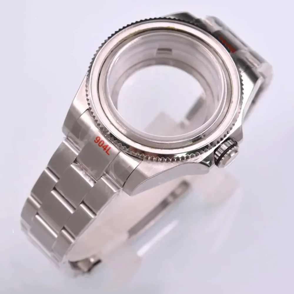 

Watch case 43mm fit NH35 NH36 ETA 2836 Miyota 8205 8215 821A movement sapphire glass Case