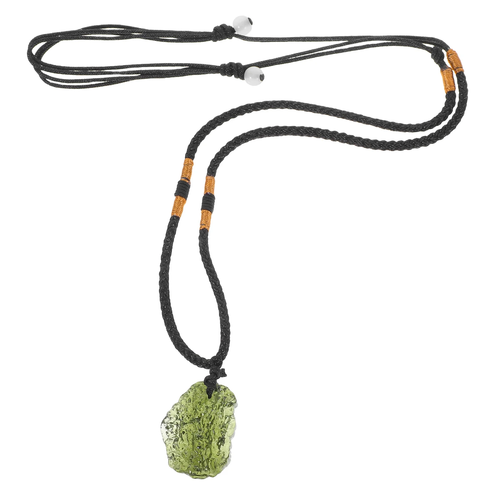 

1pc Premium Irregular Meteorite Pendant Necklace Jewelry Crystal Gravel Green Fashion Charm Daily Wear Party Club Bar Exquisite