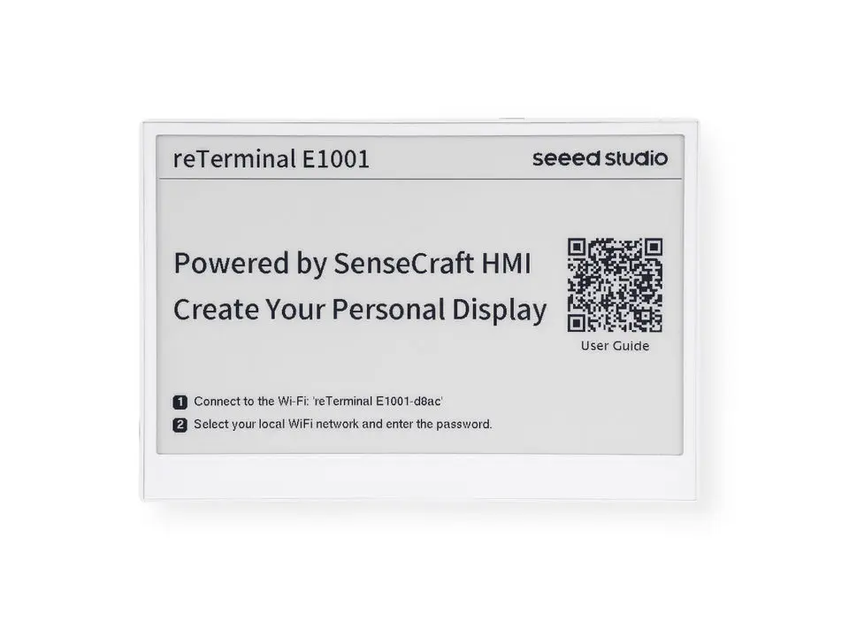 ReTerminal E1001 7.5 Inch Monochrome EPaper Display ESP32-S3 Home Assistant TRMNL for Arduino ESP-IDF Dashboard E Ink Screen