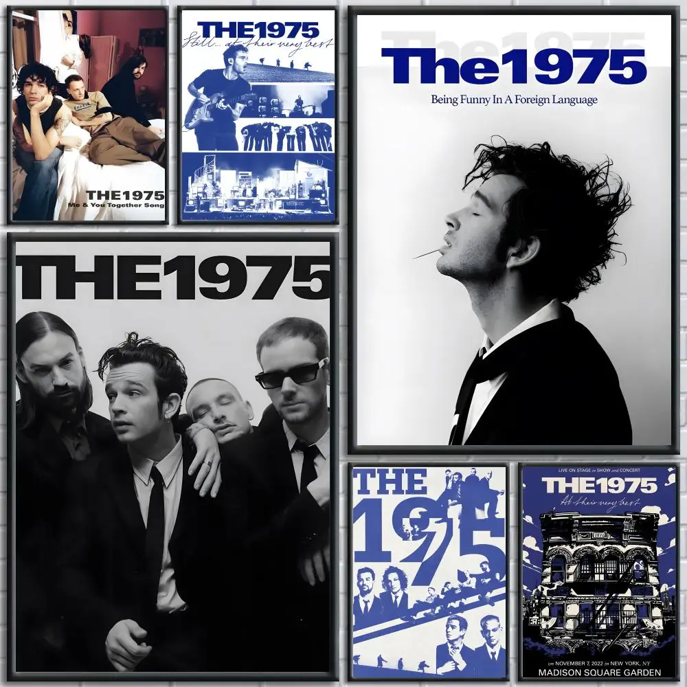 

The 1975 Rock Band Poster Trendy And Easy-to-Apply Wall Art Stickers For Home Decor And Dorm Room Walls