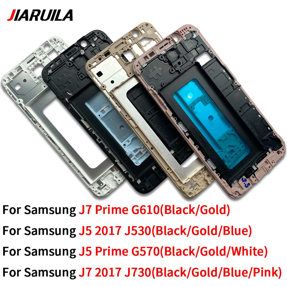 10 Pcs Front Housing Bezel Frame Housing For Samsung J5 J7 2017 J530 J730 J5 J7 Prime G570 G610