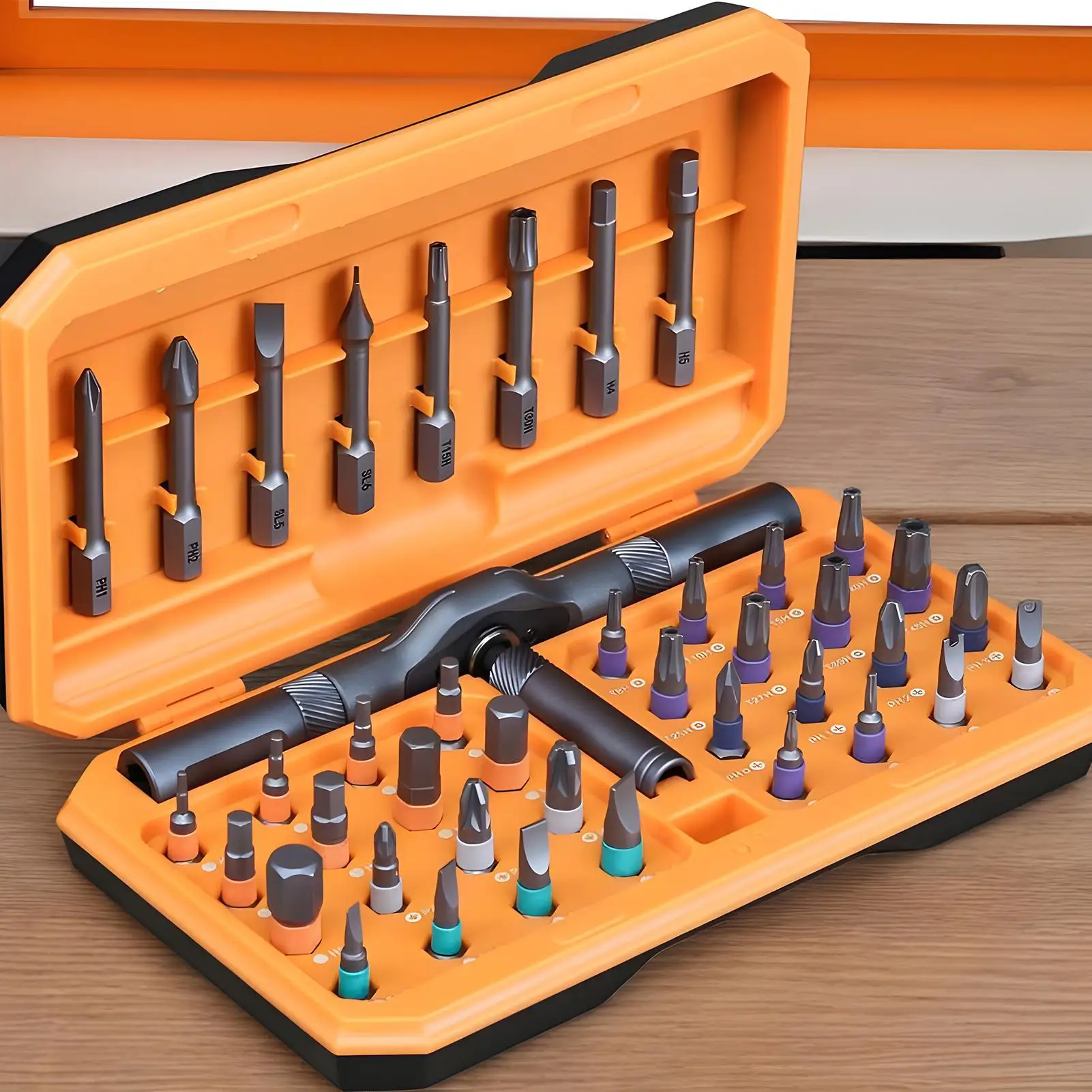 Computer Screwdriver Kit Portable Multi Bit Magnetic Drive Set 42 In 1 Computer Screwdriver With Case For Furniture Maintenance