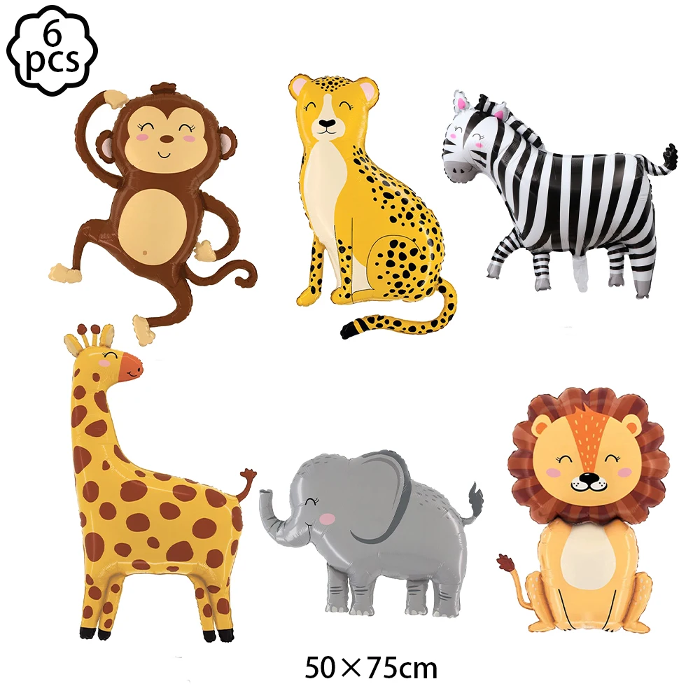 jungle animals balloon jungle Safari party banner decor kids Jungle Wild One birthday decor Jungle Animals Birthday Decor banner - view 4