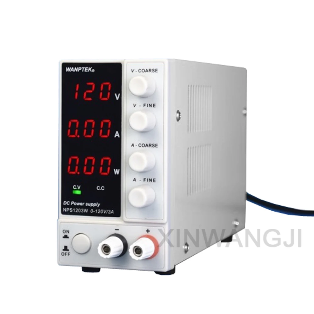NPS1203W 120V3A Adjustable Phone Maintenance DC Power Supply Mini Switching Regulated DC Power Supply With Power Display