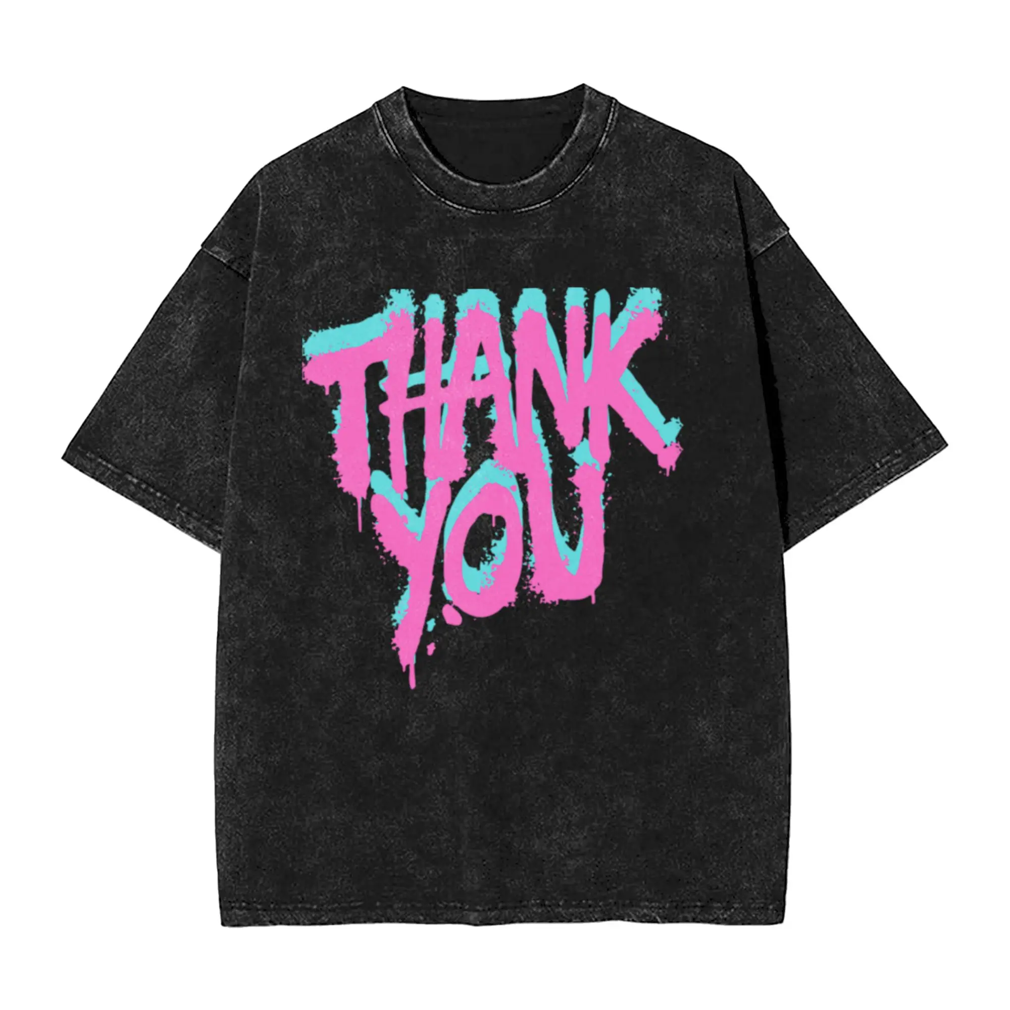 Thank you   thanksgiving gift-festival  Classic Chic A Washed T Shirt Men's Women's Oversized Cotton Tees Tops