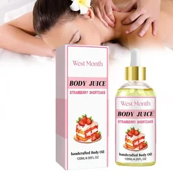 Body Juice Oil Strawberry Shortcake Fragrance Lighten Spots Diffuser Aroma Whitening Moisturizing Relaxing Massage Essential Oil