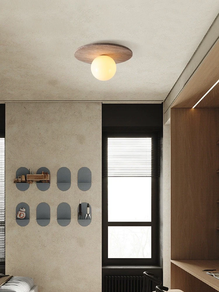 Japanese Wasabi Ceiling Light Designer Creative Simple Nordic Corridor Aisle Entrance Balcony Small Lamp Italian Study Bedroom