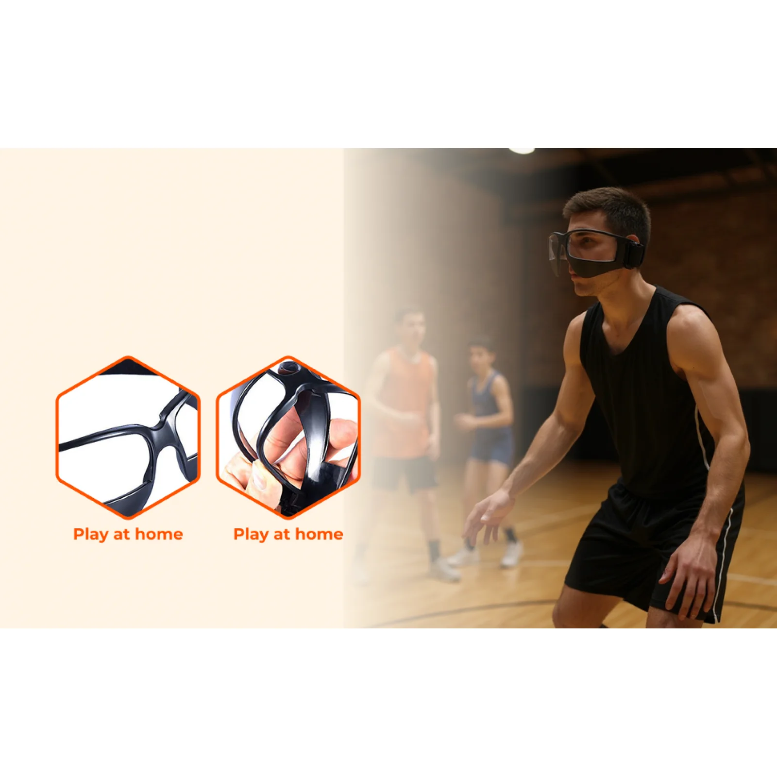 

Регулируемые баскетбольные тренировочные очки Dribble Specs, спортивные очки для баскетбольного оборудования