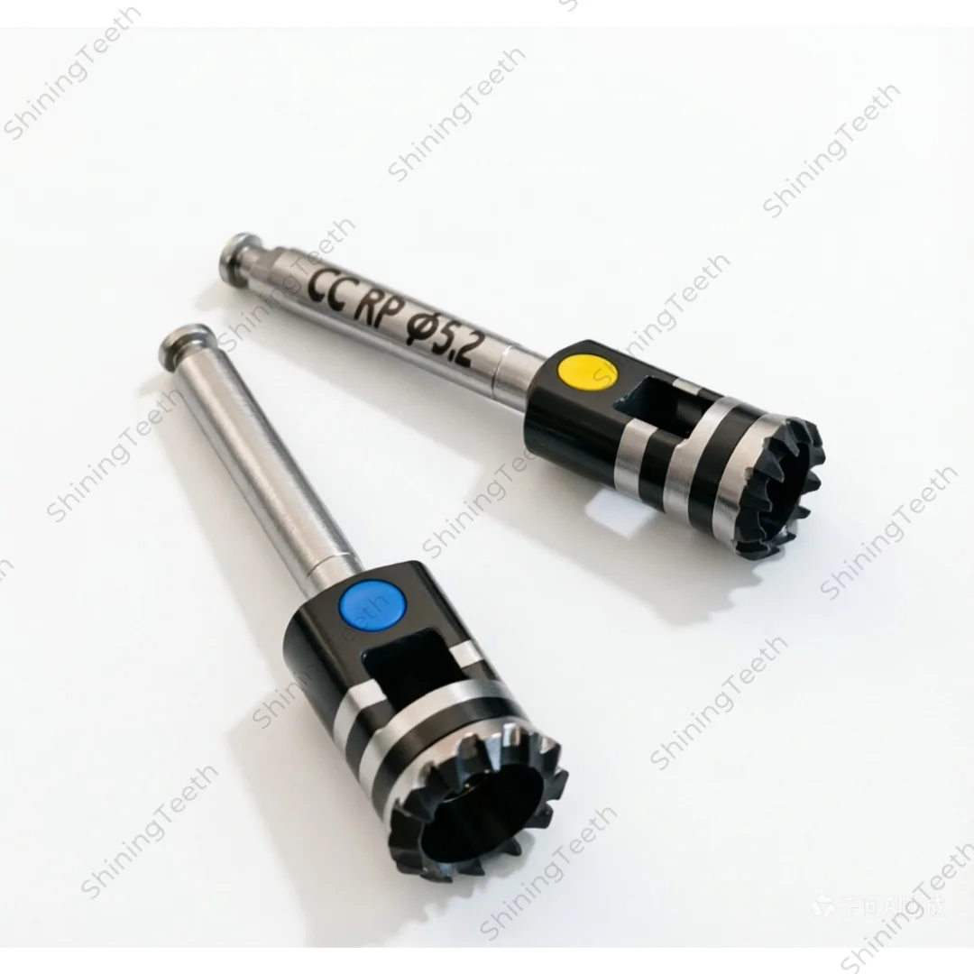 Dental Bone Mill Profiler Ridge Trimmer CC with Guide Conical Connection Implant Trimming Drills Fits NOBEL